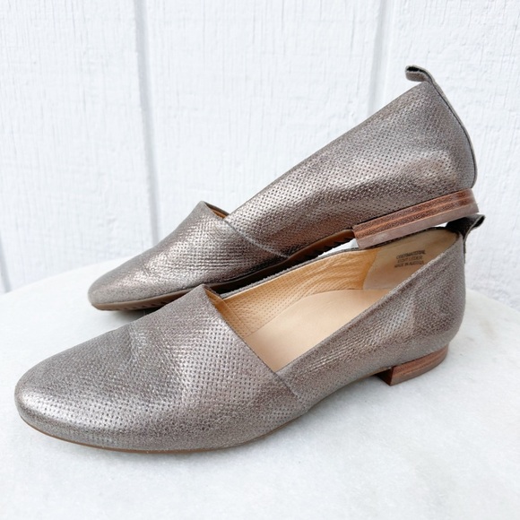 Paul Green Anita Metallic Leather Flat - Picture 1 of 11